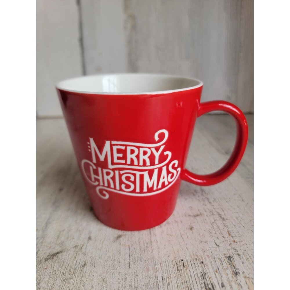 Hallmark Merry Christmas red mug‎ Xmas home holiday kitchen decor